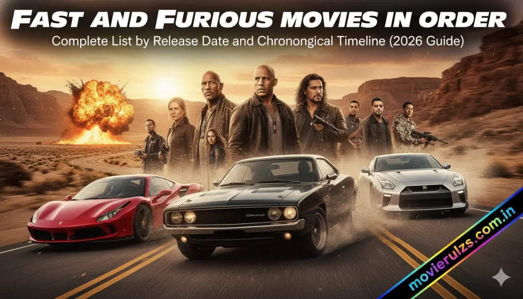 Fast and Furious Movies in Order