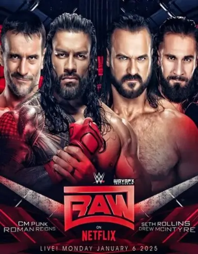 WWE Monday Night Raw English Full Show Download HDRip | 720p | 480p WWE Monday